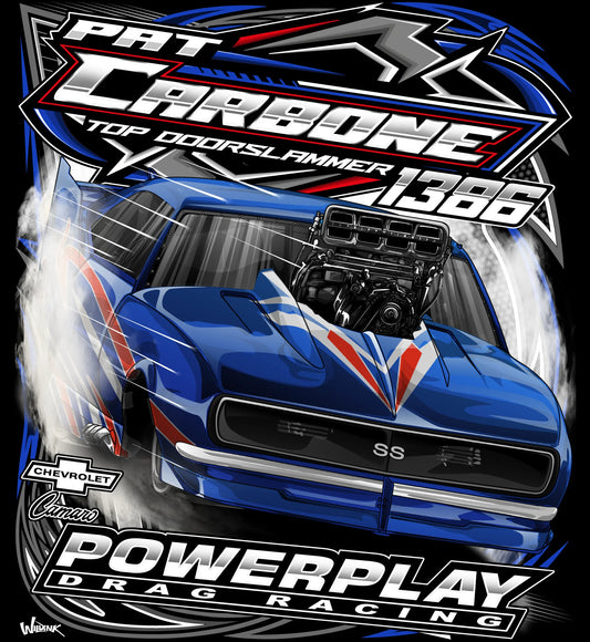 Powerplay Drag Racing - Pat Carbone T-Shirts